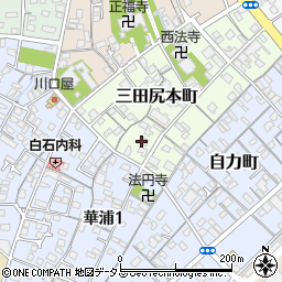 山口県防府市三田尻本町2周辺の地図