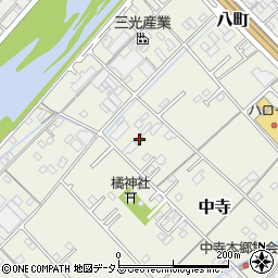 愛媛県今治市中寺886-4周辺の地図