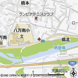 徳島県徳島市八万町橋本316周辺の地図