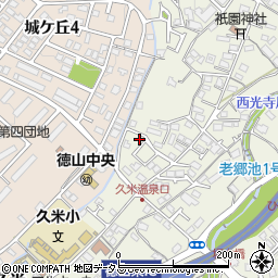 山口県周南市久米3442周辺の地図