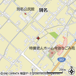 愛媛県今治市別名330周辺の地図