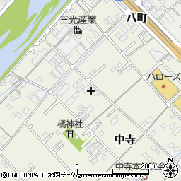 愛媛県今治市中寺894周辺の地図