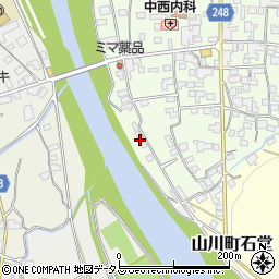 徳島県吉野川市山川町川東11周辺の地図