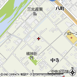 愛媛県今治市中寺892周辺の地図