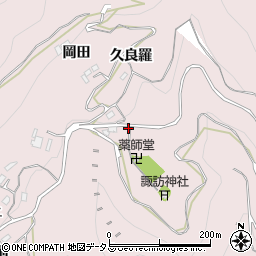 徳島県三好市池田町西山堂附周辺の地図