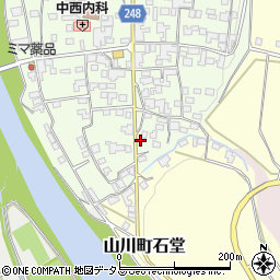 徳島県吉野川市山川町川東208周辺の地図