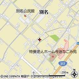 愛媛県今治市別名330-4周辺の地図