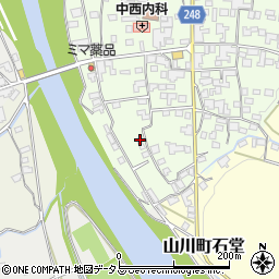 徳島県吉野川市山川町川東41周辺の地図