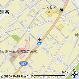 愛媛県今治市別名196周辺の地図