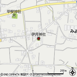 伊月神社周辺の地図