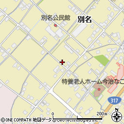 愛媛県今治市別名476周辺の地図