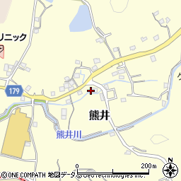 和歌山県有田郡有田川町熊井313周辺の地図