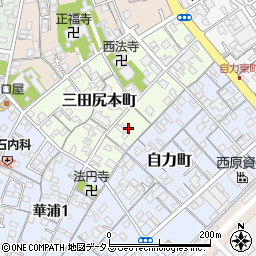 山口県防府市三田尻本町9周辺の地図