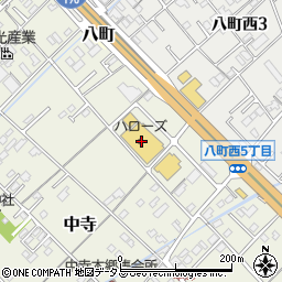 愛媛県今治市中寺963-1周辺の地図