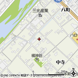 愛媛県今治市中寺890周辺の地図