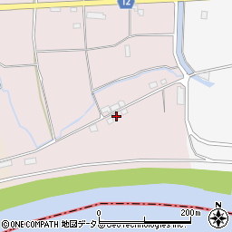 徳島県三好市三野町勢力25周辺の地図