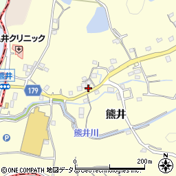 和歌山県有田郡有田川町熊井344周辺の地図