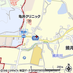 和歌山県有田郡有田川町熊井456周辺の地図