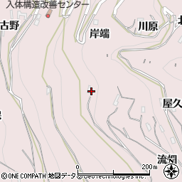 徳島県三好市池田町西山中岡周辺の地図