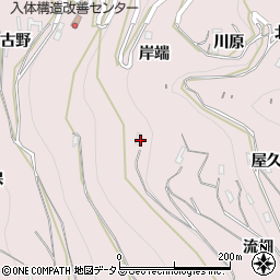 徳島県三好市池田町西山（中岡）周辺の地図