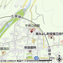 徳島県三好郡東みよし町昼間3696周辺の地図