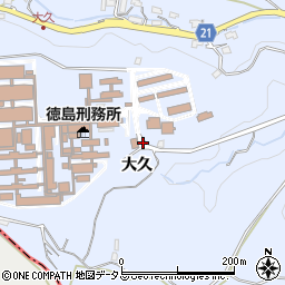 刑務所前周辺の地図