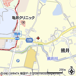 和歌山県有田郡有田川町熊井360周辺の地図