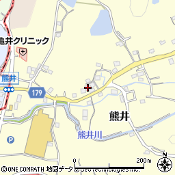 和歌山県有田郡有田川町熊井345周辺の地図