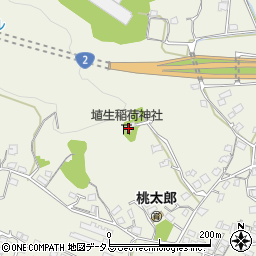 埴生稲荷神社周辺の地図