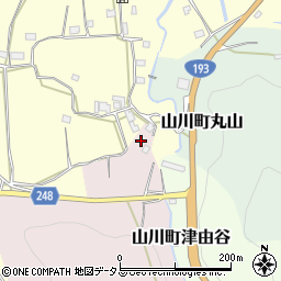 徳島県吉野川市山川町山ノ神周辺の地図