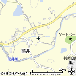 和歌山県有田郡有田川町熊井268周辺の地図