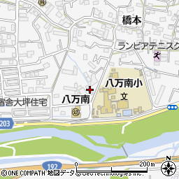 徳島県徳島市八万町橋本87周辺の地図