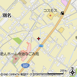 愛媛県今治市別名283-2周辺の地図