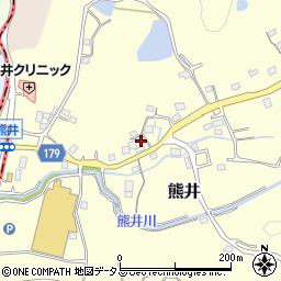 和歌山県有田郡有田川町熊井342周辺の地図