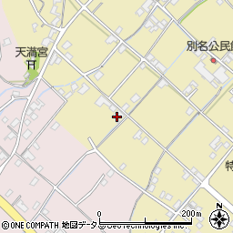 愛媛県今治市別名604周辺の地図