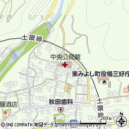 徳島県三好郡東みよし町昼間3697周辺の地図