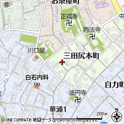 山口県防府市三田尻本町1周辺の地図