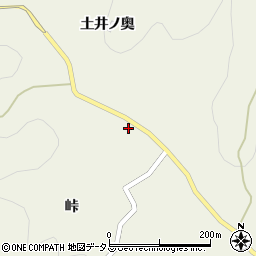 徳島県吉野川市美郷峠135-1周辺の地図
