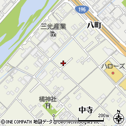 愛媛県今治市中寺931周辺の地図