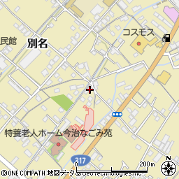 愛媛県今治市別名287周辺の地図