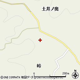 徳島県吉野川市美郷峠121周辺の地図