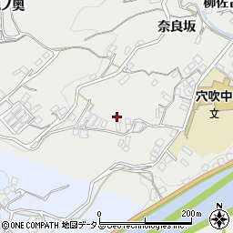 徳島県美馬市穴吹町穴吹奈良坂周辺の地図