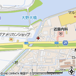 徳島県徳島市西新浜町1丁目6-52周辺の地図