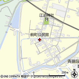 前町公民館周辺の地図