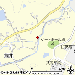 和歌山県有田郡有田川町熊井98周辺の地図