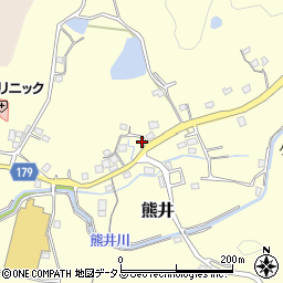 和歌山県有田郡有田川町熊井241周辺の地図
