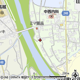 徳島県吉野川市山川町川東9-3周辺の地図
