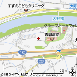 徳島県徳島市八万町大野周辺の地図