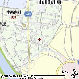 徳島県吉野川市山川町川東199周辺の地図