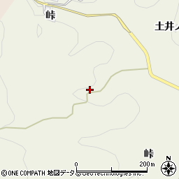 徳島県吉野川市美郷峠75周辺の地図